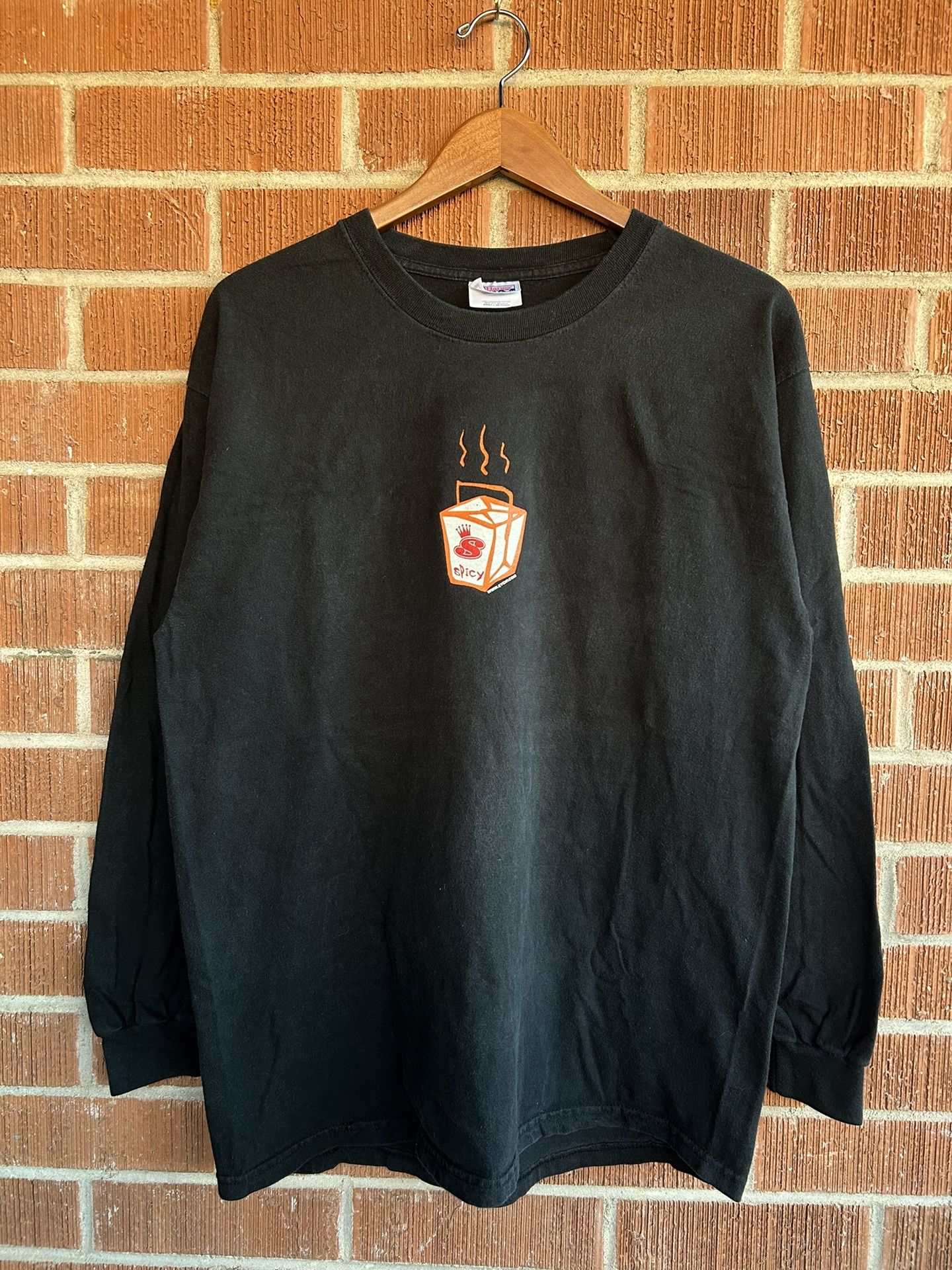 Vintage Sycip Handcrafted Bicycles Promo Long Sleeve “Spicy” Graphic Shirt