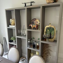 Oak Shelving Unit 