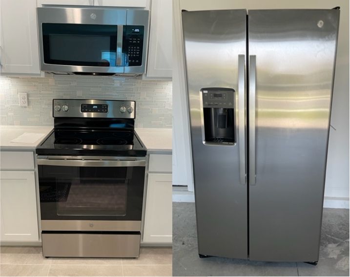 BRAND NEW GE SS APPLIANCE SUITE