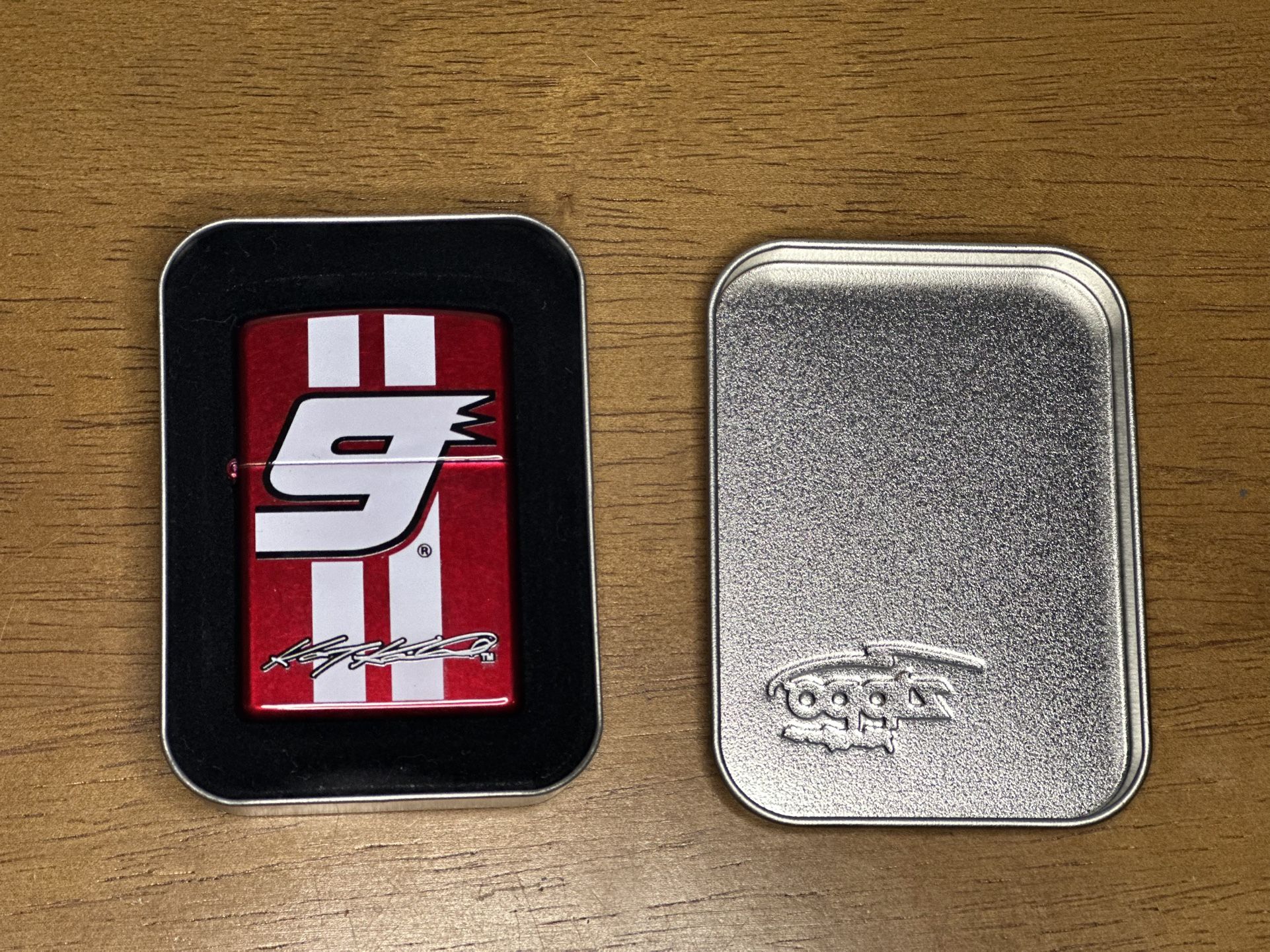 Kasey Kahne NASCAR Number 9 Cherry Red Zippo
