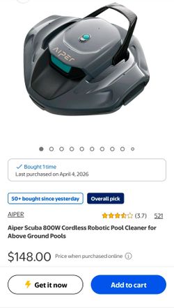 Aiper Scuba Cordless Robotic Pool Cleaner