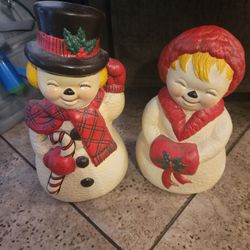 Vintage Christmas Snowman