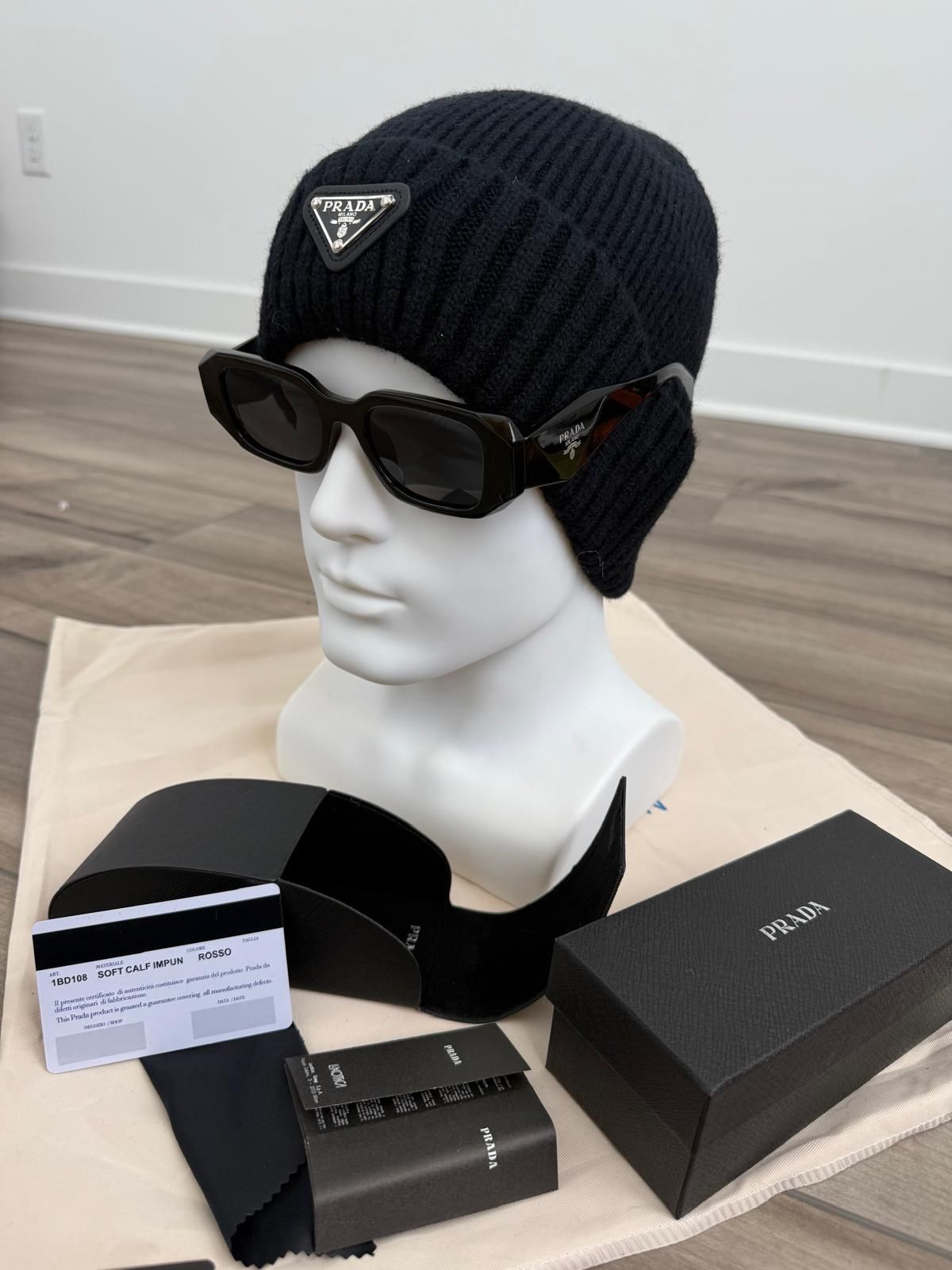 Prada Sunglasses With Beanie