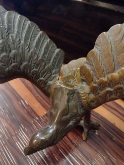 Large Bronze Eagle , Patina. $1275
