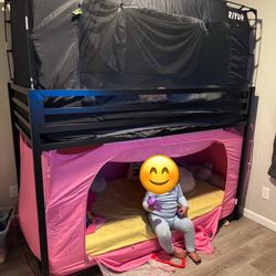 Low Twin Bunk Bed 