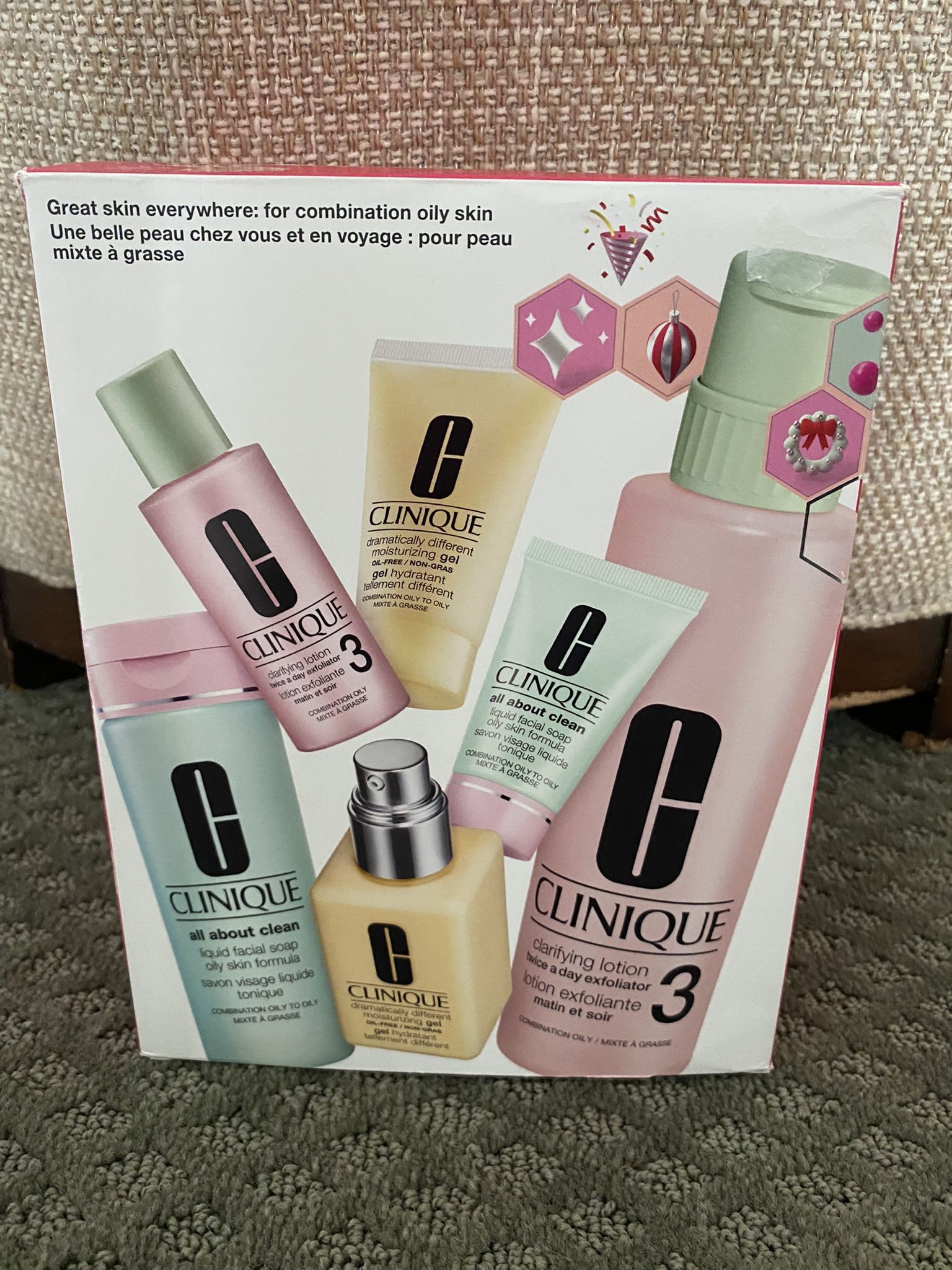 โญ๏ธ BRAND NEW โญ๏ธ Clinique 3-Step Process Skincare (Level 3) + Travel Sizes