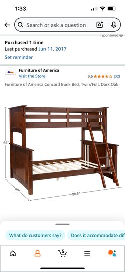 Wood Bunk Bed