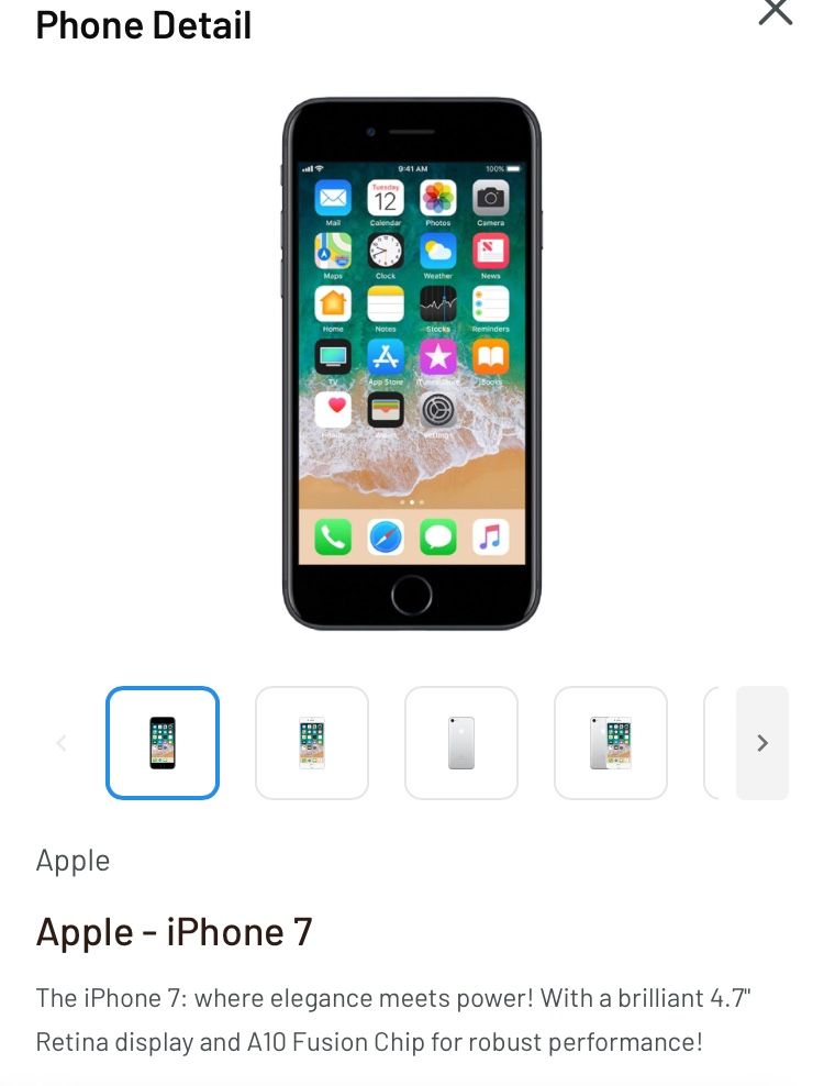 iPhone 7 With Free Service