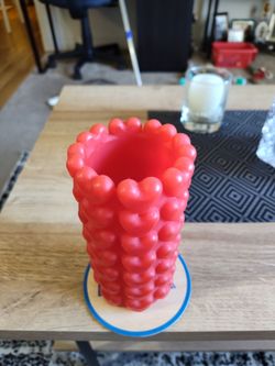 Red Battery Operated Table Candle