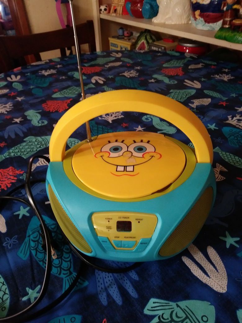 Spongebob radio / CD player