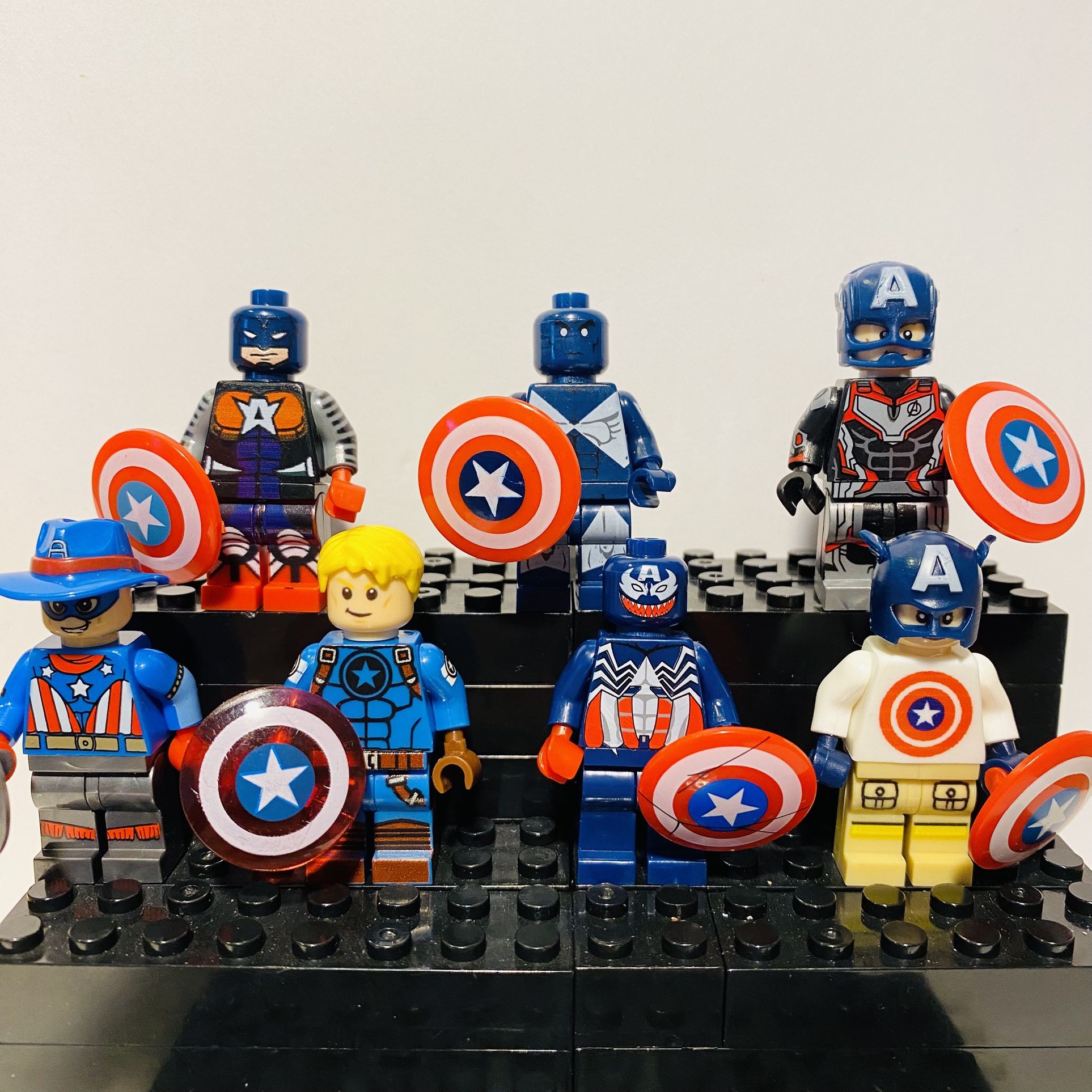 VERY UNIQUE Captain America Minifigures | New Custom LEGO Compatible Toys