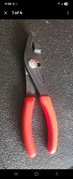 Snapon 47ACP - 8" Talon Grip™ Combination Slip Joint Pliers (Red)