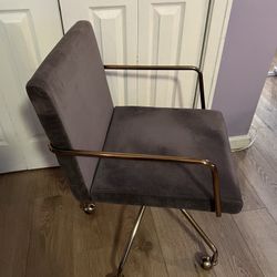 Cb2 Rouka Grey Office Chair 