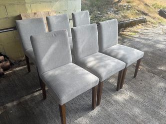 West Elm Porter Side Chairs (6 Chairs)