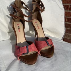 JustFab Double Ankle Strap, High Heels