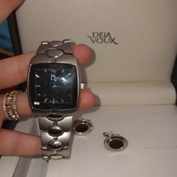 Silver Deji Voux Watch