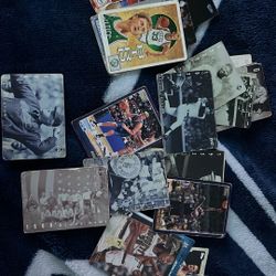 Old Baseball And Basketball Cards And Wrestling Cards