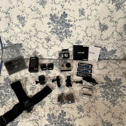 Go Pro 3 With 3 Batteries And Accessories 