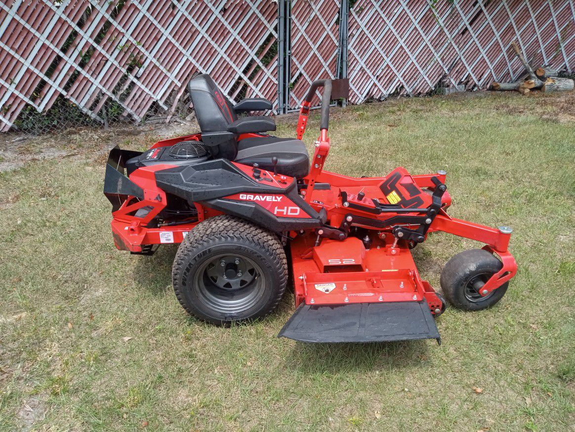52 Inch Commercial Grade Gravely Lawn Mower