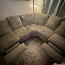 Curved Couch With Recliners