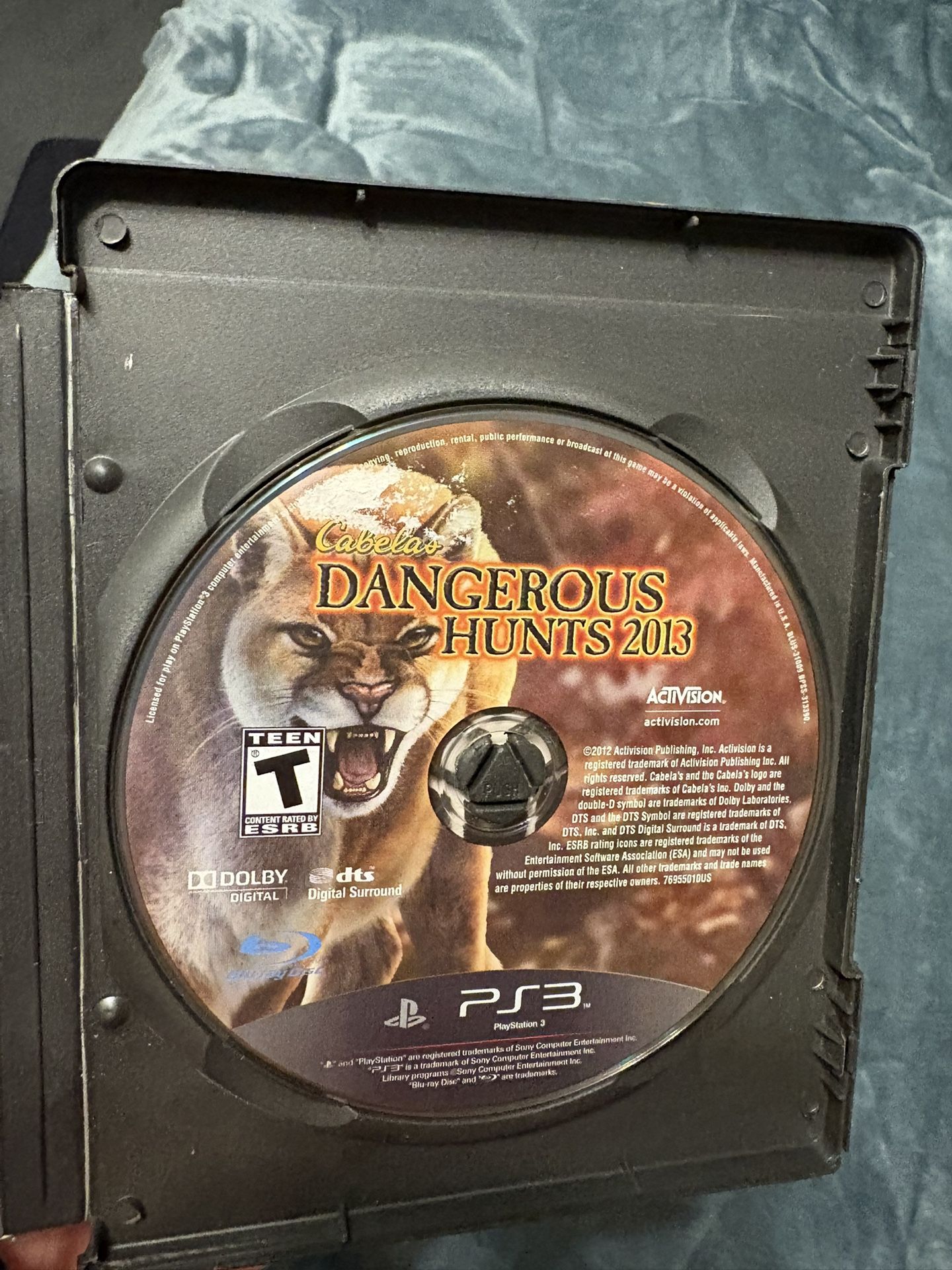 Sony PlayStation 3 Cabela's Dangerous Hunts 2013 game