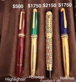 Montblanc pen collection from the 90’s