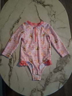 Disney Pooh Long Sleeve Swimmer 9m