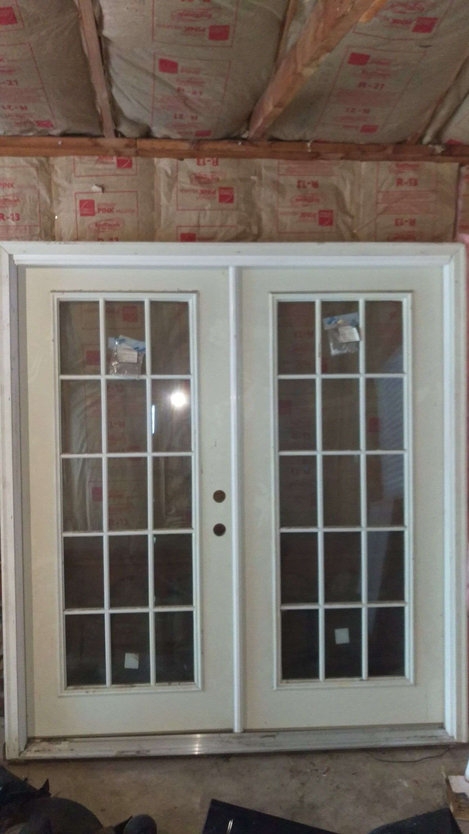 Patio / Exterior French Doors 72 X 80 - never ben installed