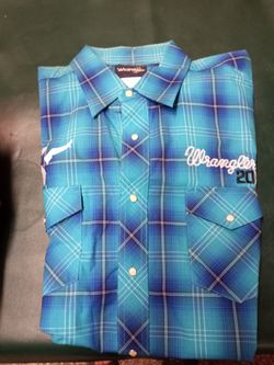 Xl Men's WRangler Long Sleeve Shirt 
