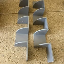 Matching Corner Wall Shelves 