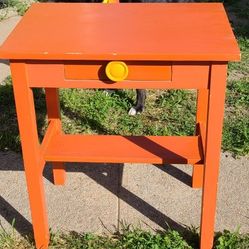 Small Orange Table