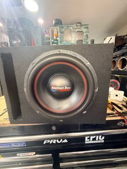 American bass 12” sub in ported box
