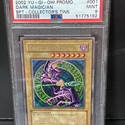 2002 Yugioh BPT-001 Dark Magician PSA 9 Mint