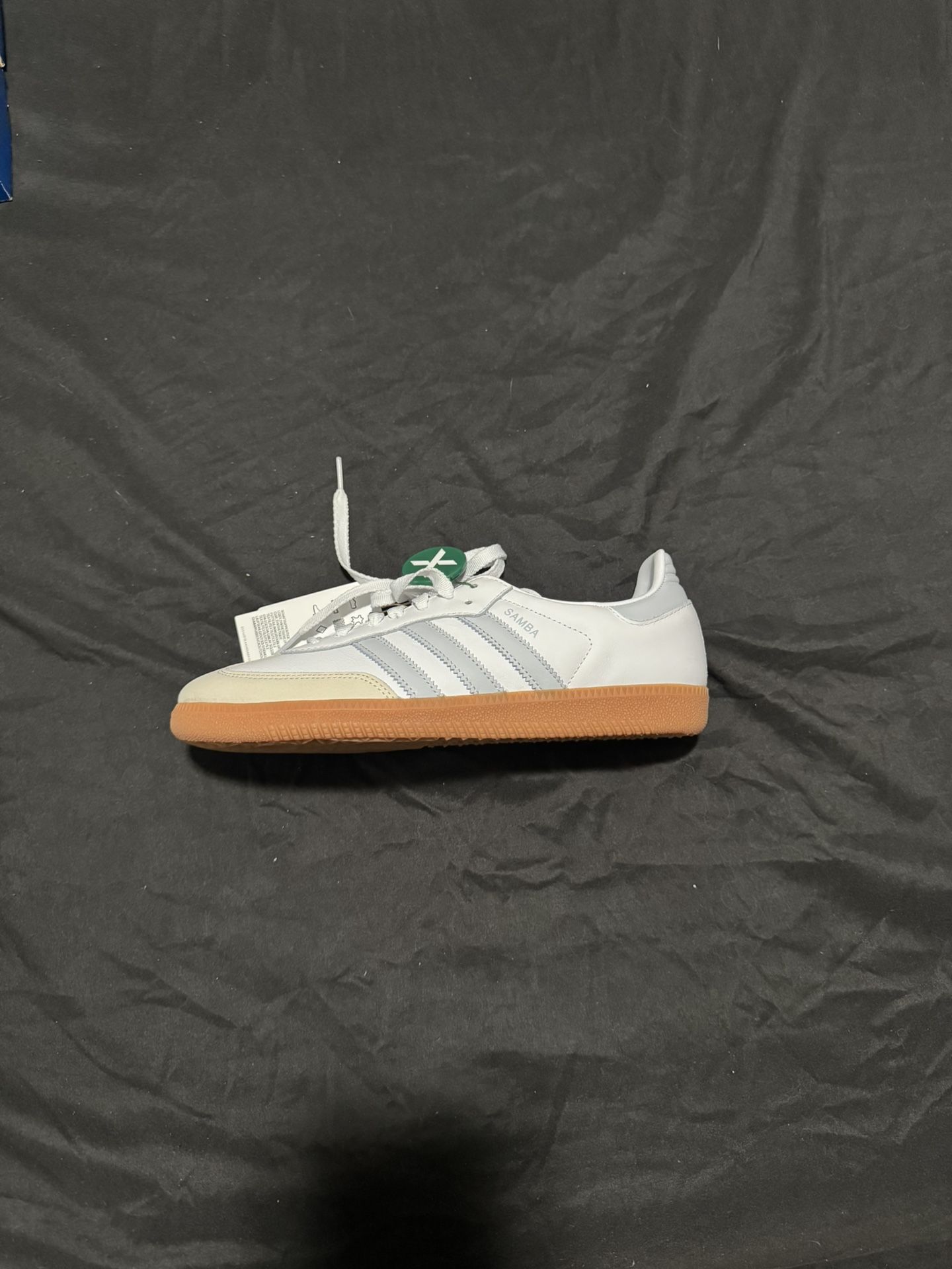 ADIDAS SAMBA OG WHITE HALO BLUE GUM WOMEN 9