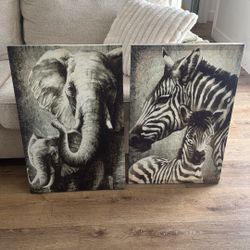 Animal Decor Wall Canvas 