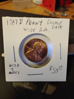 1987 D penny
