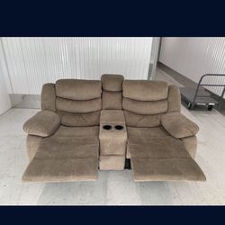 Comfy Brown Recliner Sofa Couch 🔥