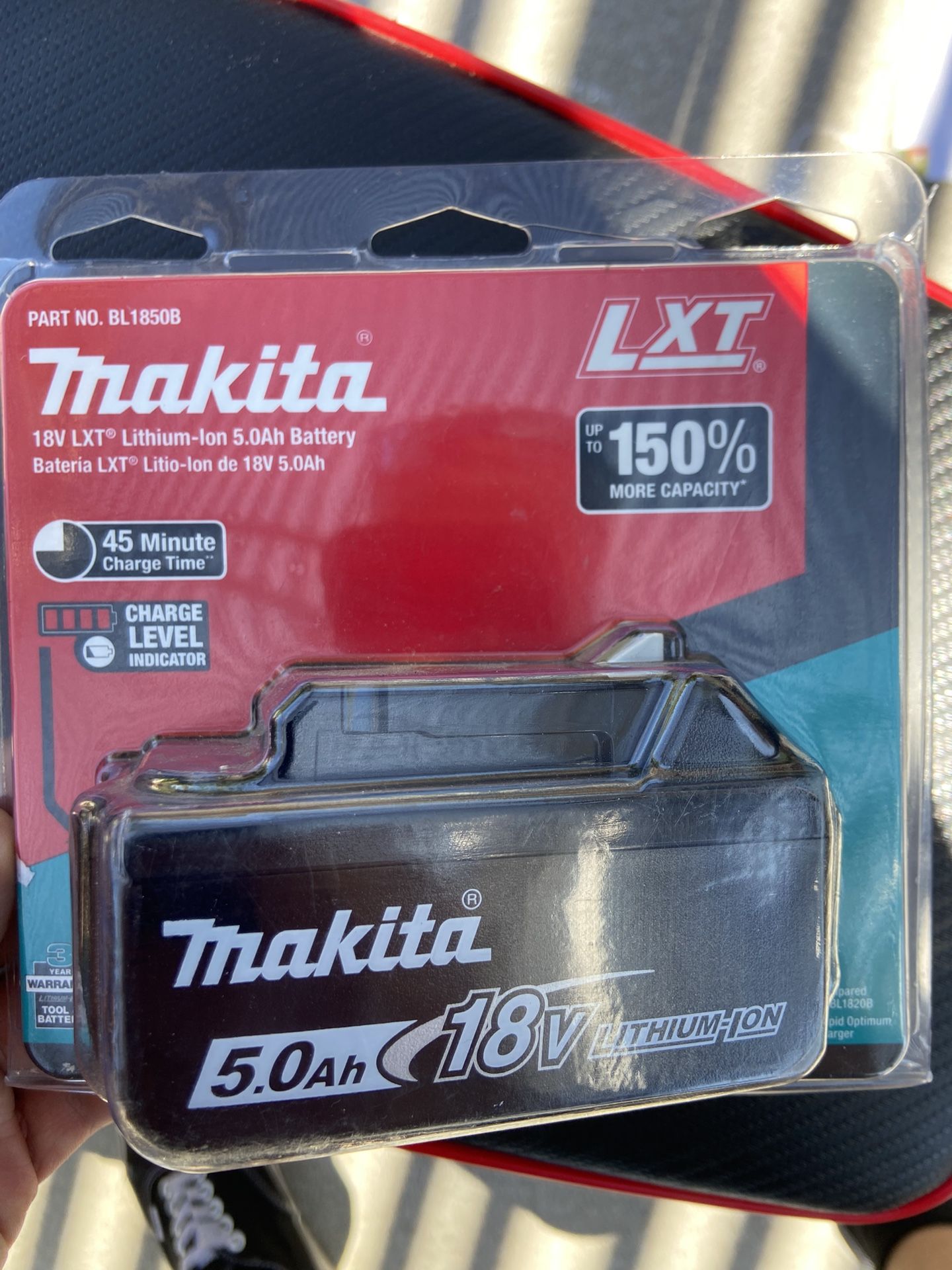 Makita 18V 5.0Ah Battery Unopened