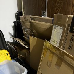 Moving Boxes And Bubble Wrap