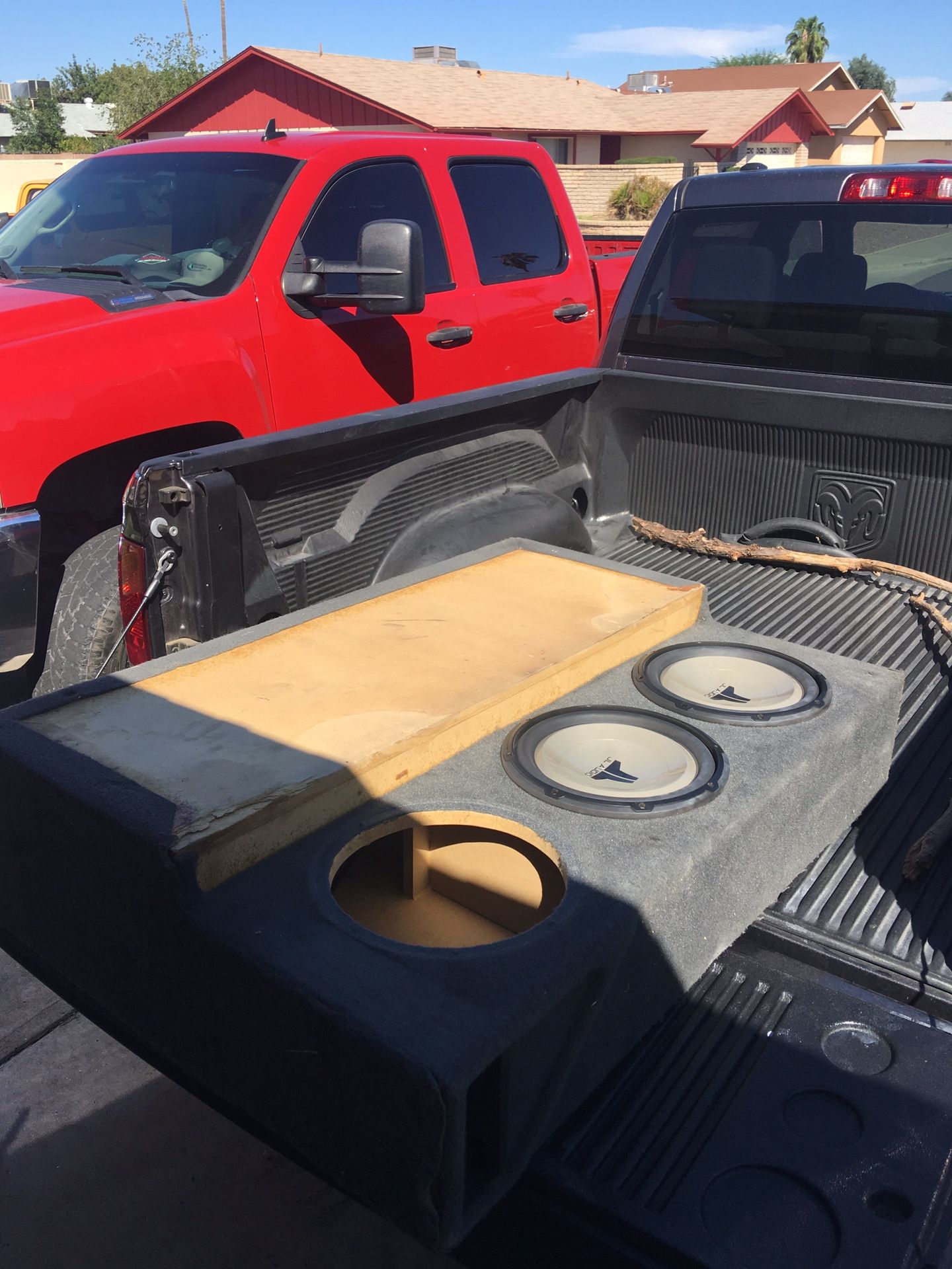 Custom Ford Excursion Subwoofer box
