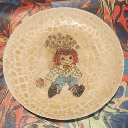 Vintage Raggedy Andy Plate 