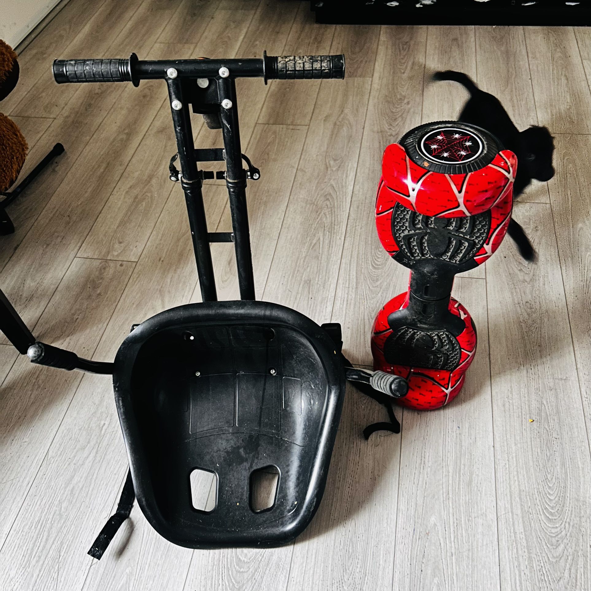 Spider Man Hover Board With Go cart Add On