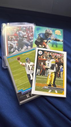 5 Card Lot Philip Rivers Rookie Card 2 Barry Sanders Cards 1 Is 6 Of 10 And 1 Ben Roethlisberger 1 Kevin Jones RC