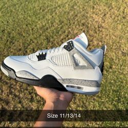 Jordan 4 White Cement Size 11/13/14
