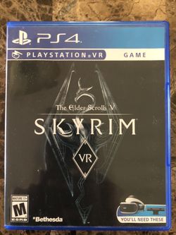 Skyrim PS4 VR game