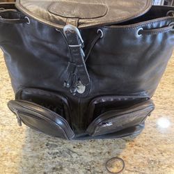 Canyon Brown Leather Backpack