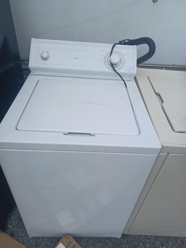 Whirlpool washer and g eat dryer.Heavy duty large capacity works.Good six month warranty free local delivery