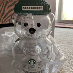 Starbucks Bearista Glass Cup