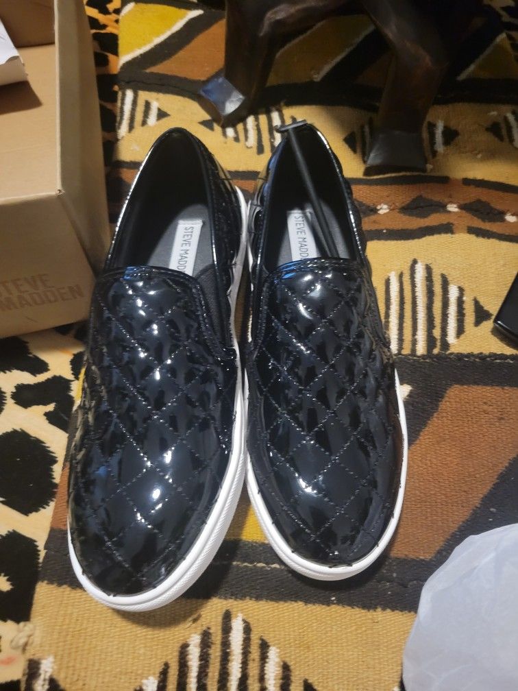 Women Steve Madde Size 10 Patent