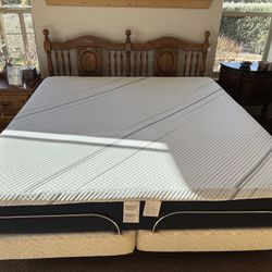 King Mattress, Base, and Headboard together or separate.